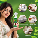 Herbal Bed Bug Repellent Spray | Plant Based Formula for Eggs & Bed Bugs Killing