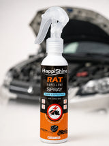 Car Rat Repellent Spray | 100% Non-Toxic, Safe for Family & Pets | Protects Engine, Wires & Interior