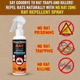 Car Rat Repellent Spray | 100% Non-Toxic, Safe for Family & Pets | Protects Engine, Wires & Interior
