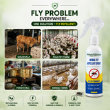 Herbal Fly Repellent Spray – 100% Non-Toxic & Fast Action Formula (Safe for Kitchen, Kids & Pets)