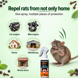 Car Rat Repellent Spray | 100% Non-Toxic, Safe for Family & Pets | Protects Engine, Wires & Interior