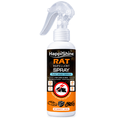 Herbal Rat Repellent Spray For CAR & Home |  Non-Toxic, Safe for Family & Pets